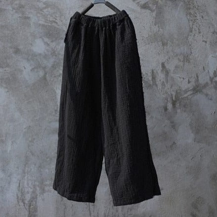 cambioprcaribe black / XXL Zen Casual Linen Palazzo Pants | Zen