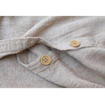 Cotton Linen Beige Cardigan  | Zen
