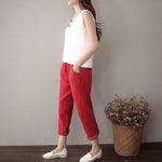 cambioprcaribe Cotton And Linen Pants  | Zen