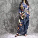Pure Indigo Floral Dress | Nirvana