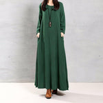cambioprcaribe Dress Vintage Oversized Plus Size Loose Dress  | Zen