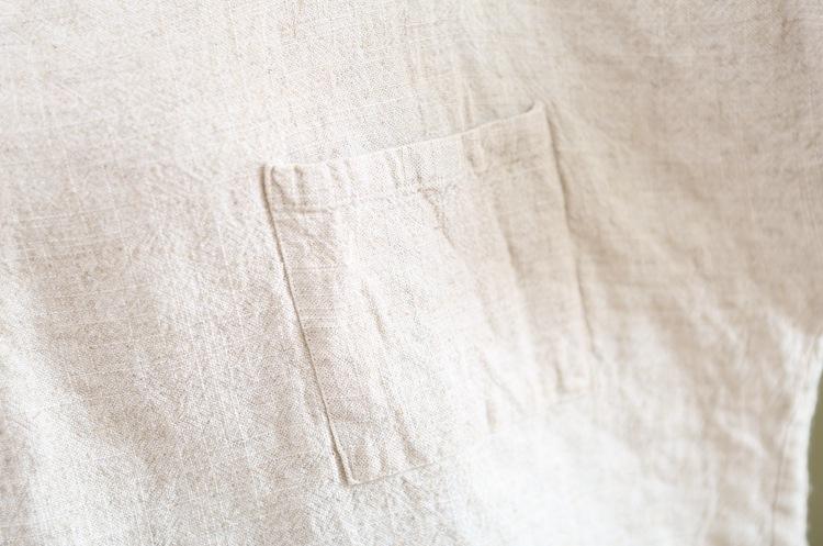 cambioprcaribe Loose Cotton and Linen Shirt  | Zen