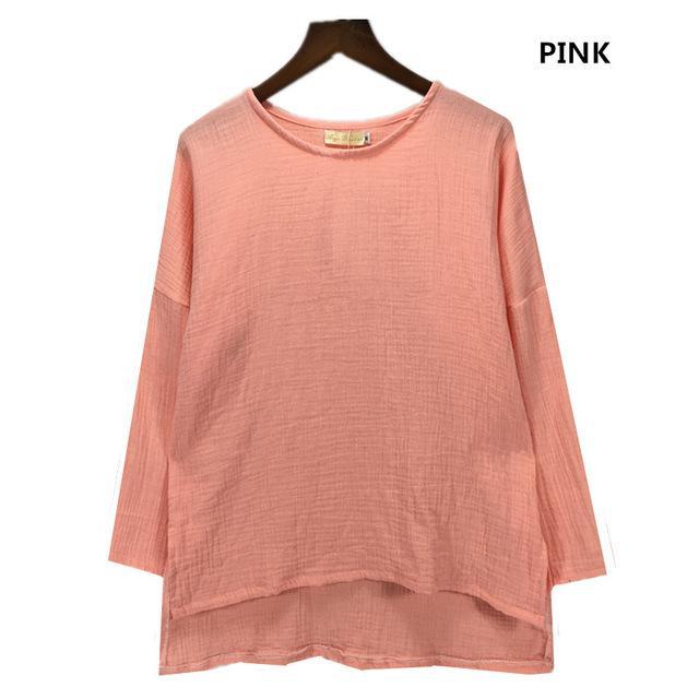 Zakura Petite to Plus Size Cotton Linen Shirts | Zen