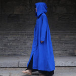 Vivid Linen Hooded Trench Coat | Zen