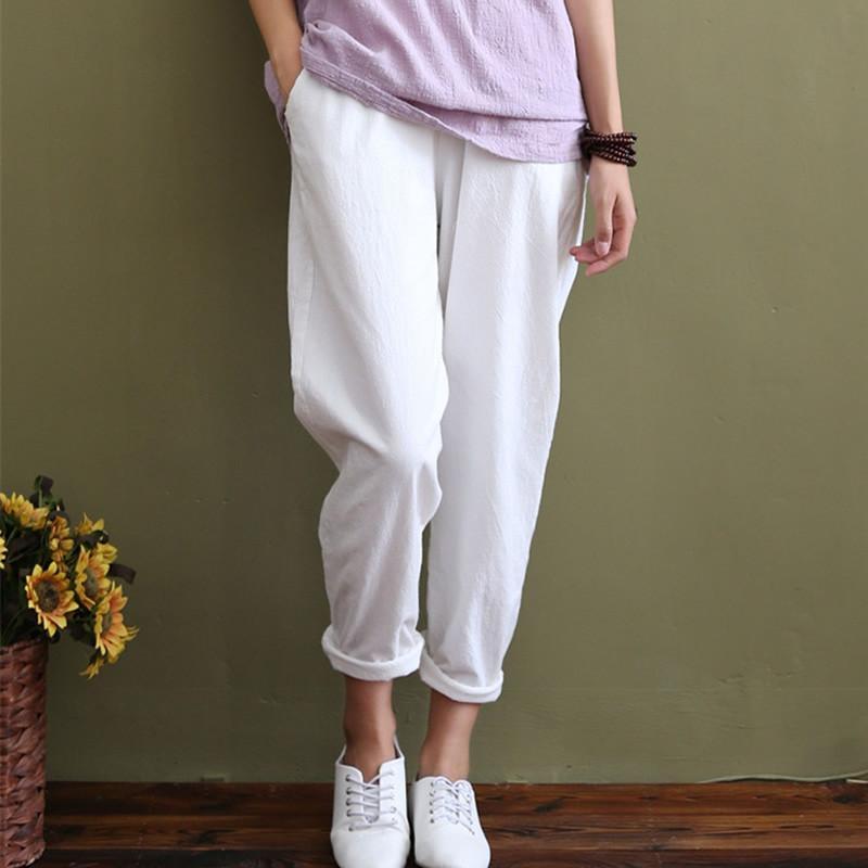 Cotton & Linen Pleated Pants | Zen