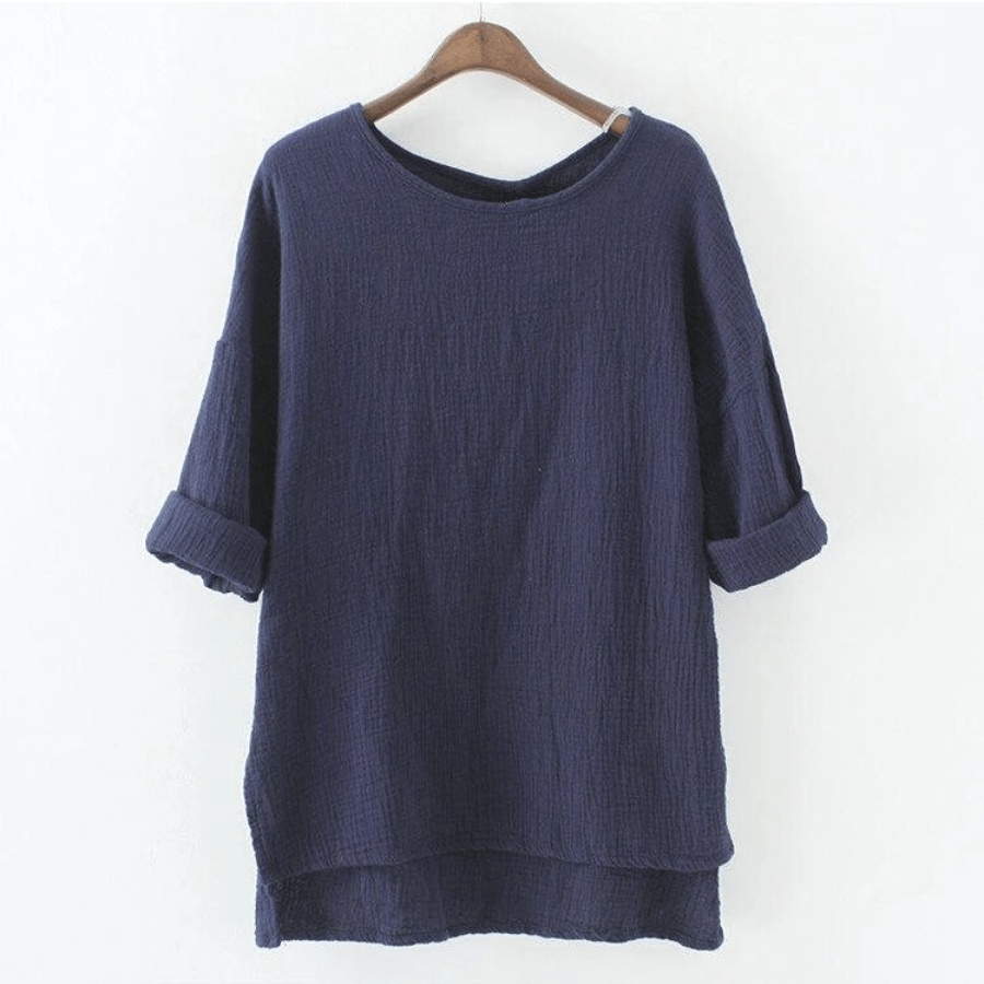 cambioprcaribe Zakura Petite to Plus Size Cotton Linen Shirts | Zen