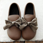 Oshy Bowknot Slip On Loafers