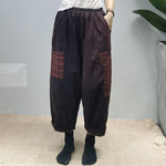 Rima Elastic Waist Vintage Trousers