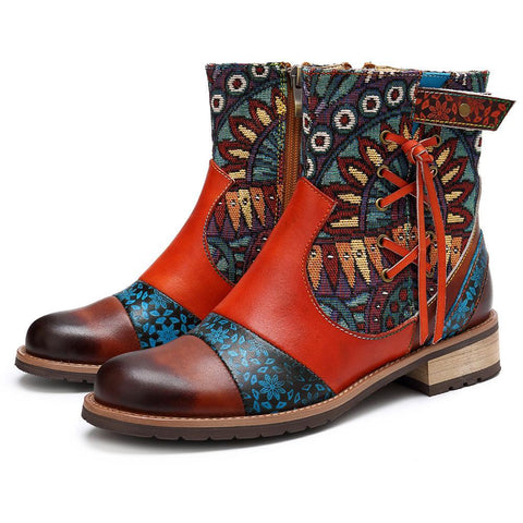 Peace Boho Hippie Ankle Boots | cambioprcaribe