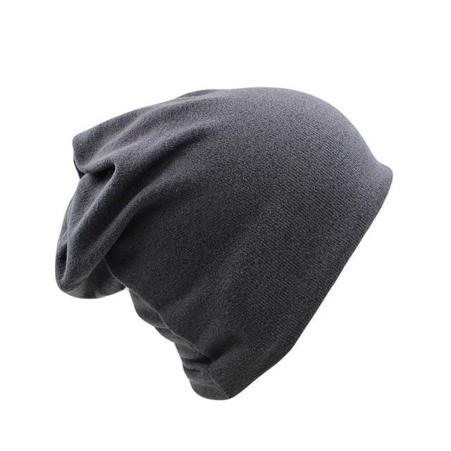 cambioprcaribe Beanie Hats Dark Grey Soft & Comfy Beanie