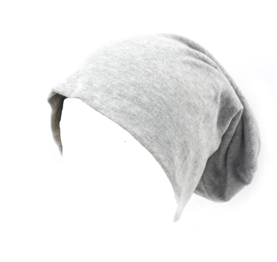 cambioprcaribe Beanie Hats Light Grey Slouch Fit Casual Beanie