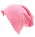 cambioprcaribe Beanie Hats Light Pink Slouch Fit Casual Beanie