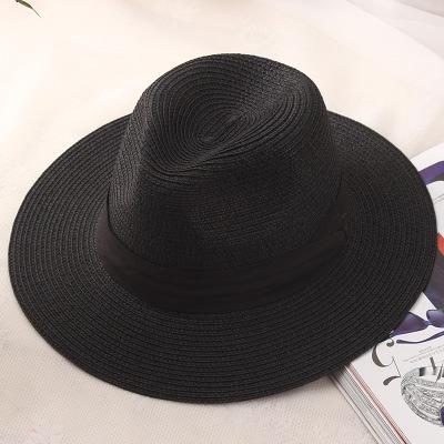cambioprcaribe Black / One Size Striped Straw Hats