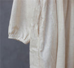 cambioprcaribe Dress Empire Waist Cotton Linen Casual Dress  | Zen