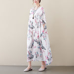 cambioprcaribe Dress Floral / One Size Pure Liberty Oversized Midi Dress