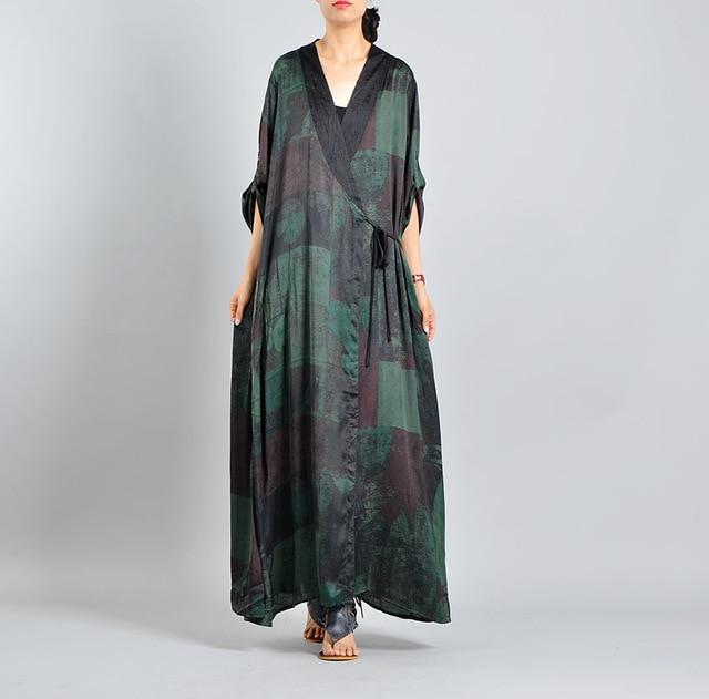 cambioprcaribe Dress Green / One Size Skye Nature Inspired Wrap Dress | Nirvana