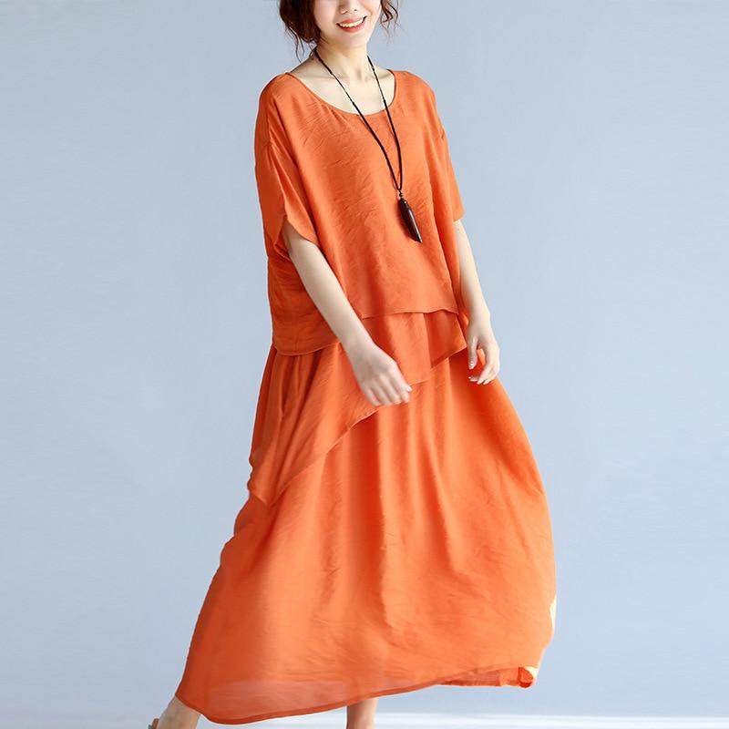 cambioprcaribe Dress Layered Asymmetrical Hippie Dress  | Zen