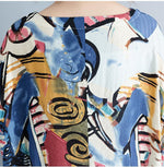 cambioprcaribe Dress Multicolor / One Size Lost Abstract Art Dress