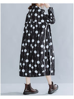 cambioprcaribe Dress One Size Oversized Polka Dots Shirt Dress