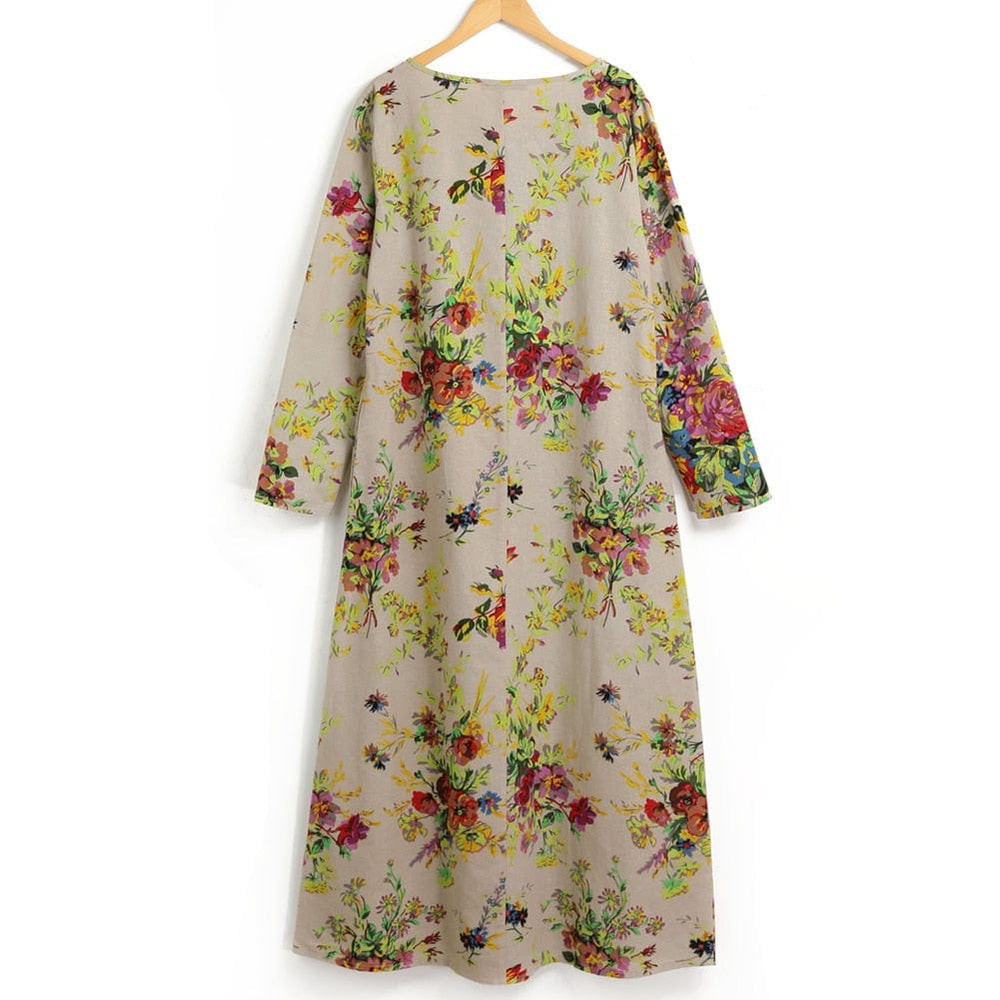 cambioprcaribe Dress Oversized Floral Maxi Dress | Zen