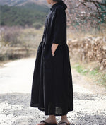 cambioprcaribe Dress Oversized Linen Midi Dress  | Zen