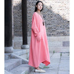 cambioprcaribe Dress Pink / One Size Oversized Loveleen Dress  | Zen
