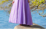 Purple Chiffon Bohemian Prom Dress | Mandala