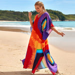 cambioprcaribe Dress Rainbow Tie Dye Maxi Dress