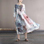 cambioprcaribe Dress Sweet Serenity Watercolor Midi Dress