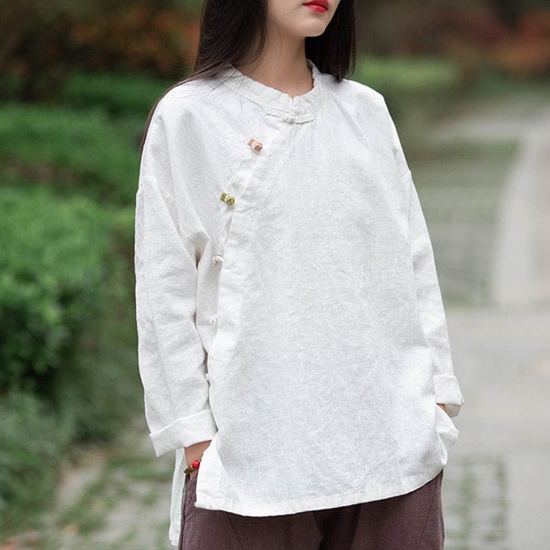cambioprcaribe Fall Linen Shirt | Zen