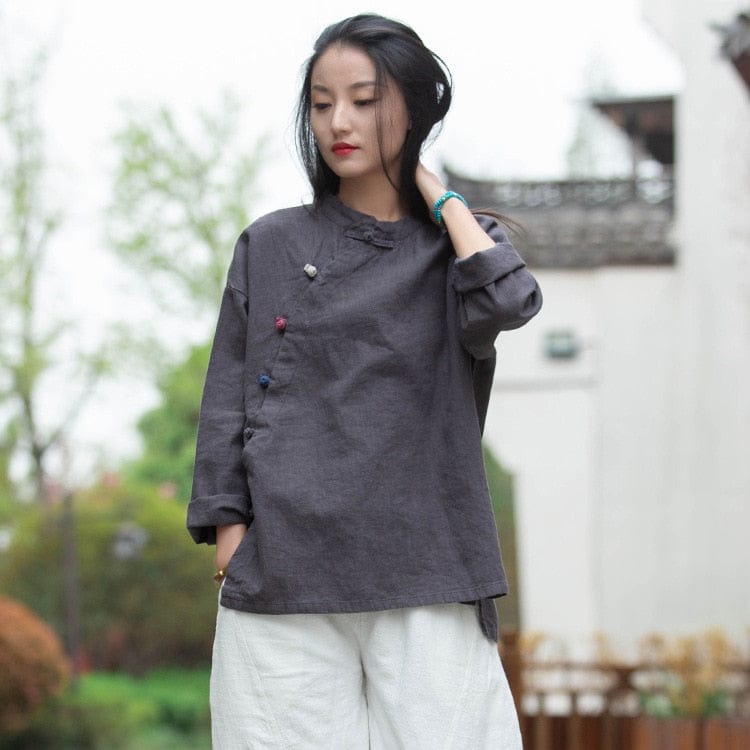 cambioprcaribe Fall Linen Shirt | Zen
