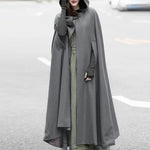 cambioprcaribe Gray / M Lushine Plus Size Hooded Cloak