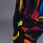 cambioprcaribe Harem Pants Abstract Art Colorful Harem Pants