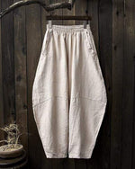 Zen Cotton Linen Wide Leg Harem Pants  | Zen
