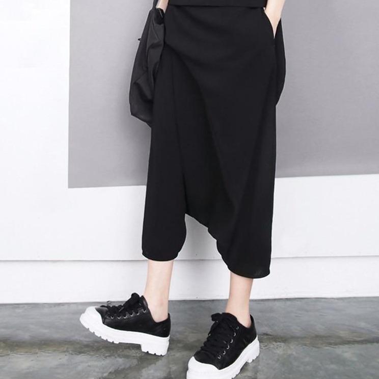 Kpop Fashion Black Harem Pants | Millennials