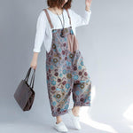 cambioprcaribe Hippie Dippie Floral Patchwork Overall