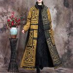 cambioprcaribe Jackets Vintage Abstract Patchwork Coat | Nirvana