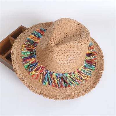 cambioprcaribe Khaki / One Size Boho Festival  Hat