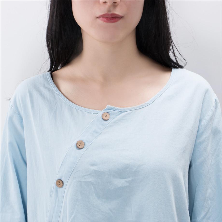 Baby Blue Button Up Shirt  | Zen -  - cambioprcaribe