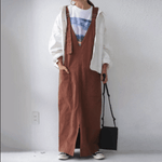 cambioprcaribe overall dress Grunge Style Loose Overall Dress