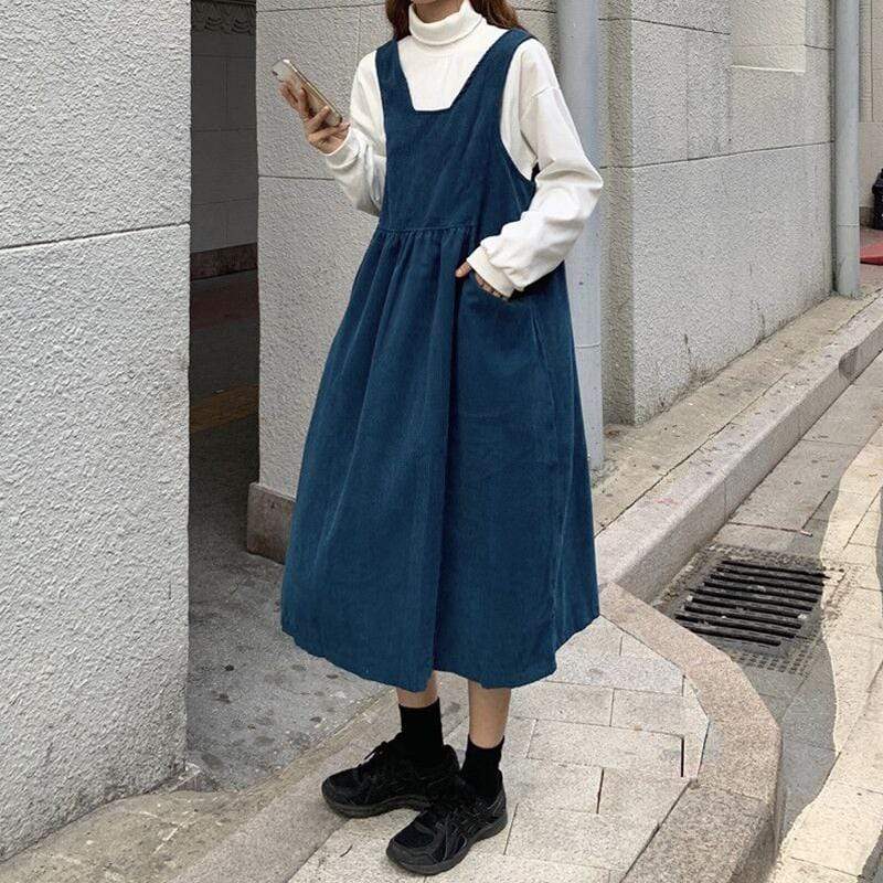Made It Work Vintage Overall Dress