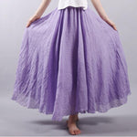 cambioprcaribe Skirts Purple / M Flowy and Free Chiffon Maxi Skirt