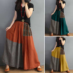 cambioprcaribe Skirts Vintage Patchwork Maxi Skirt