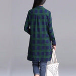 cambioprcaribe Tops Oversized Vintage Plaid Shirt