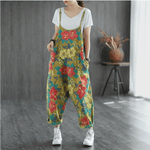 cambioprcaribe Vintage Floral Print Overall