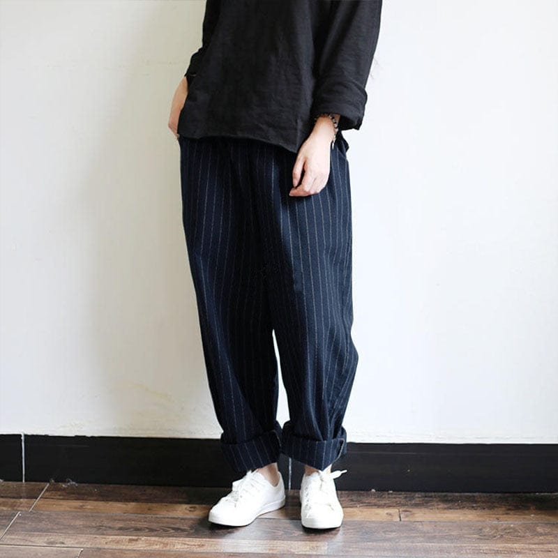 cambioprcaribe Vintage Striped Oversized Pants