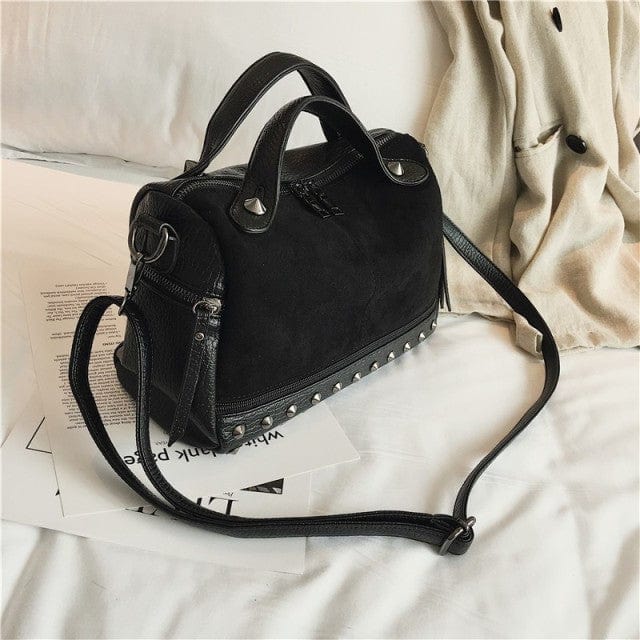 cambioprcaribe Bags black / 28x18x12cm Large Capacity Rivet Tote Bag