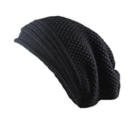 cambioprcaribe Beanie Hats Black / 24.5-30cm Oversized Chunky Knitted Beanies