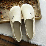 cambioprcaribe Beige / 39 Mora Vintage Flat Shoes
