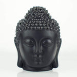 cambioprcaribe Black Ceramic Buddha Head Aromatherapy Diffuser